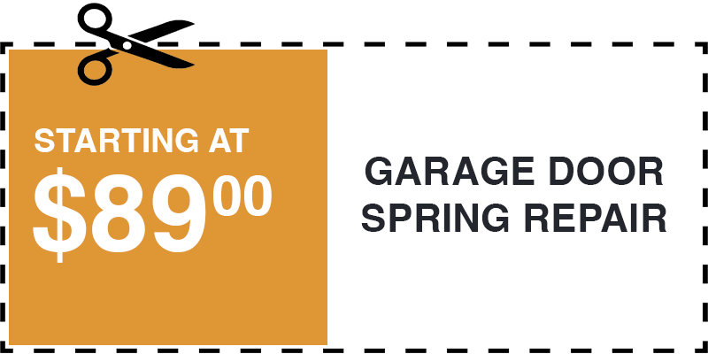 89 garage door SPRING repair Oceanside